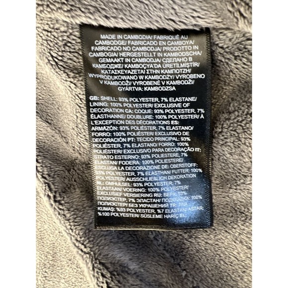 New Womens North Face Coat Jacket XS Fleece Lined Warm Water & Windbreaker Grey - Picture 10 of 12